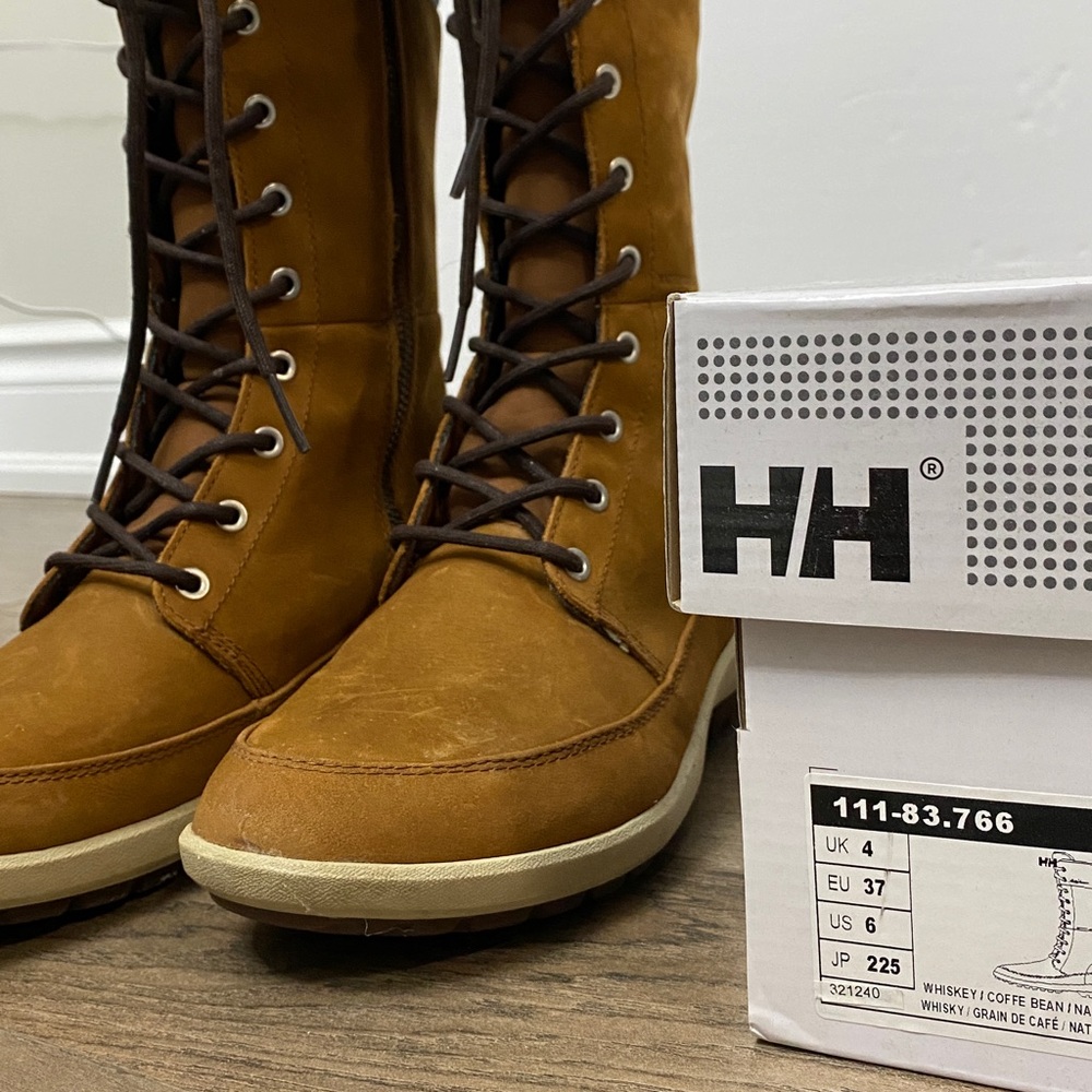 Helly Hanson Waterproof Leather Boots Size 6 - Picture 7 of 8